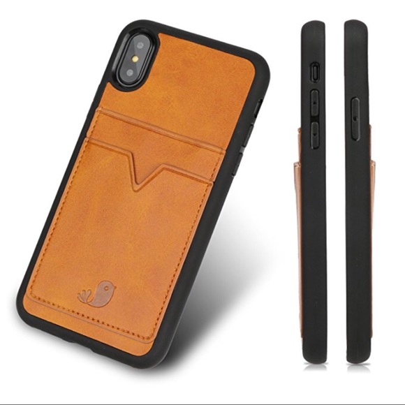 IPHONE X HYBRID FOLIO LEATHER CASE - Picture 2 of 4